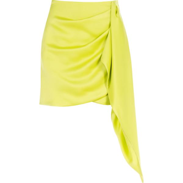 minigonne Rinascimento giallo tinta unita