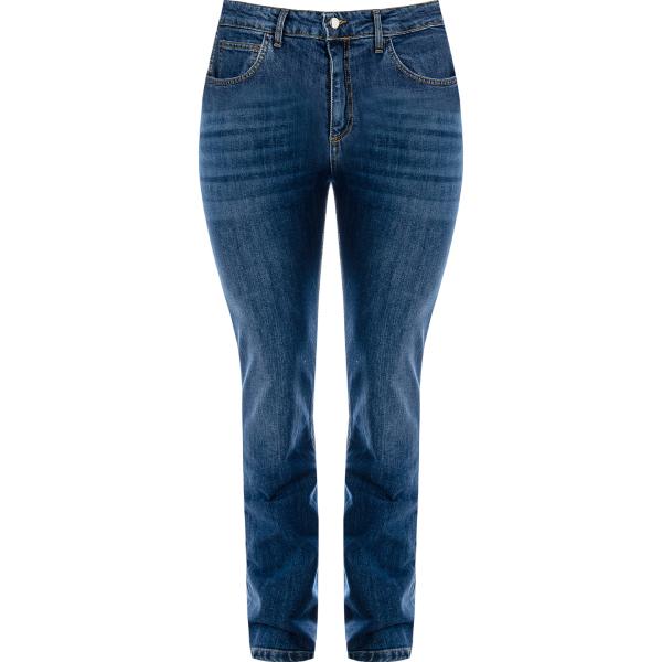 jeans dritti Rinascimento blu tinta unita