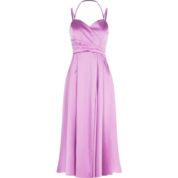 vestiti lunghi Rinascimento rosa tinta unita