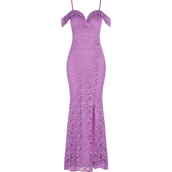 vestiti lunghi Rinascimento rosa tinta unita