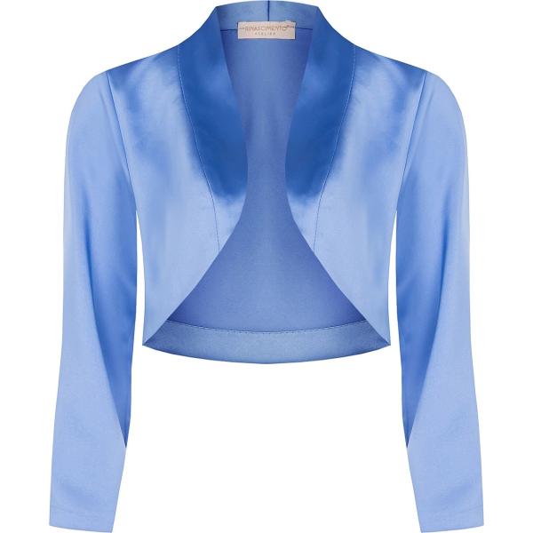 blazer Rinascimento blu tinta unita