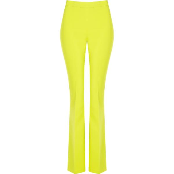 pantaloni Rinascimento giallo tinta unita