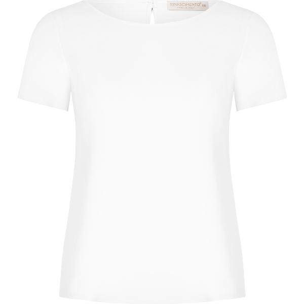 bluse Rinascimento bianco tinta unita
