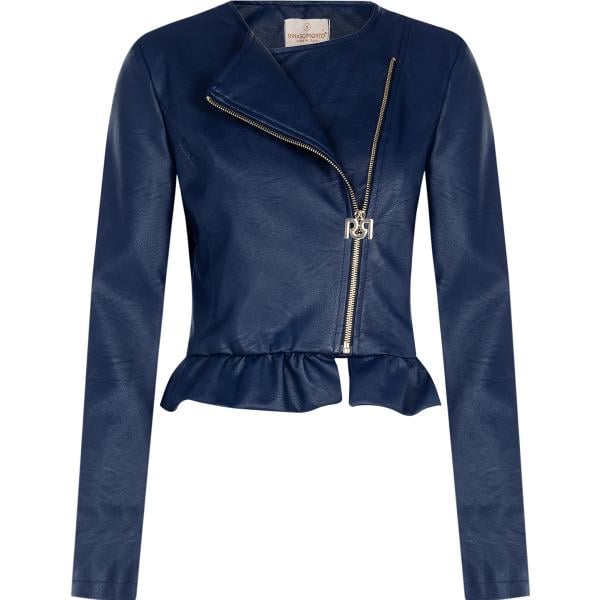 blazer Rinascimento blu tinta unita