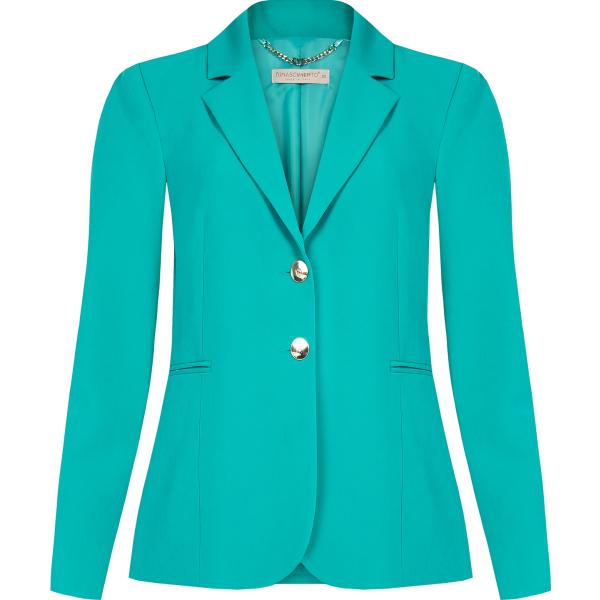 blazer Rinascimento blu tinta unita
