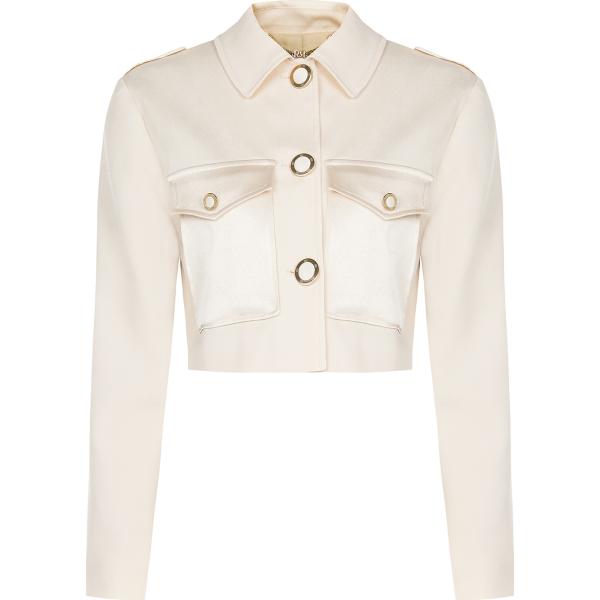 blazer Rinascimento bianco tinta unita