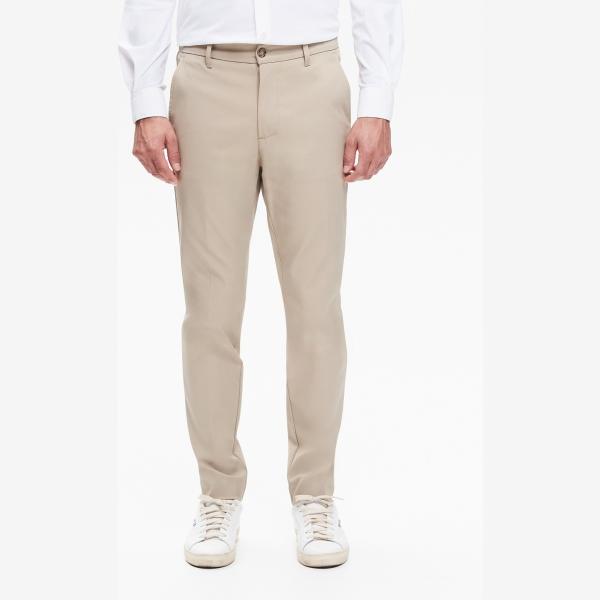 pantaloni Rinascimento marrone tinta unita