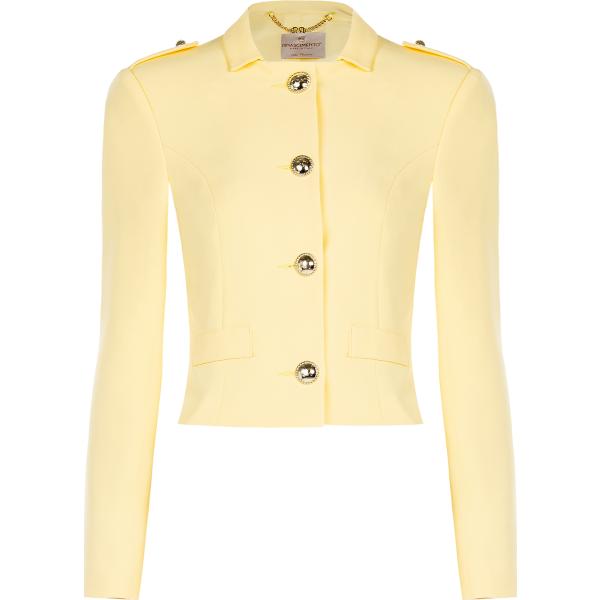blazer Rinascimento marrone tinta unita