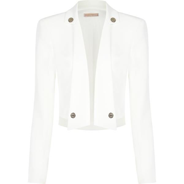 blazer Rinascimento bianco tinta unita