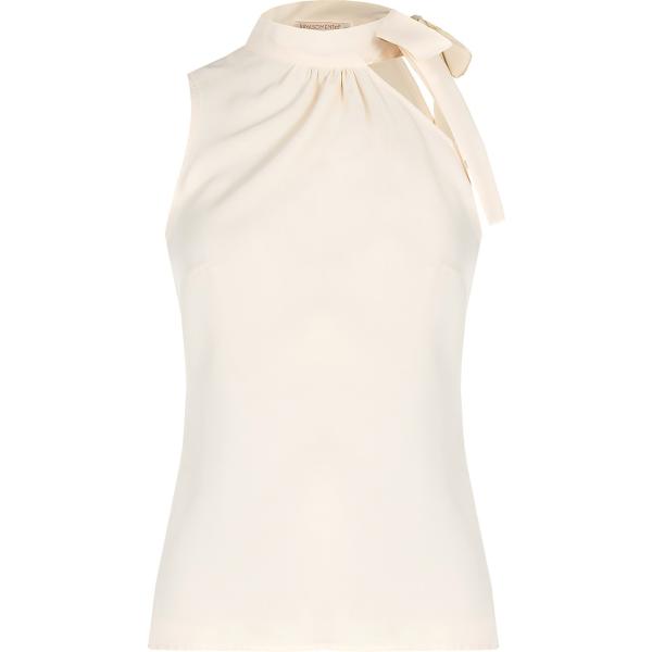 top Rinascimento bianco tinta unita