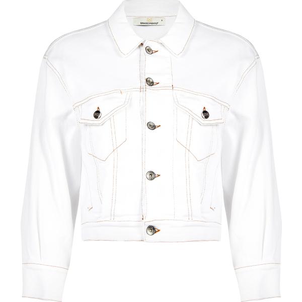 blazer Rinascimento bianco tinta unita