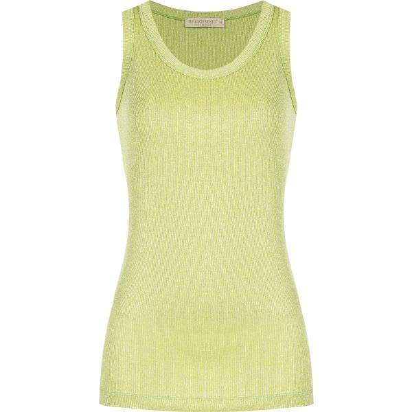 canottiere Rinascimento giallo tinta unita