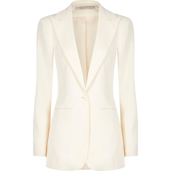 blazer Rinascimento bianco tinta unita