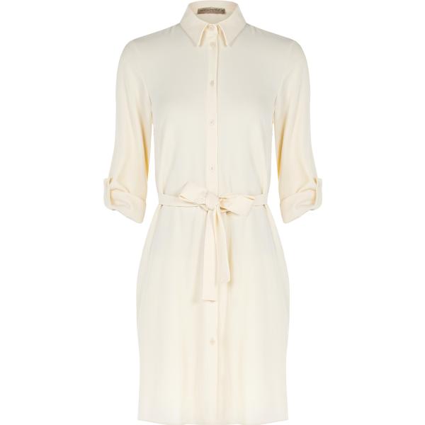 vestiti chemisier Rinascimento bianco tinta unita