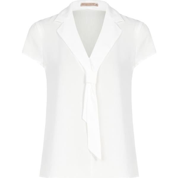 bluse Rinascimento bianco tinta unita