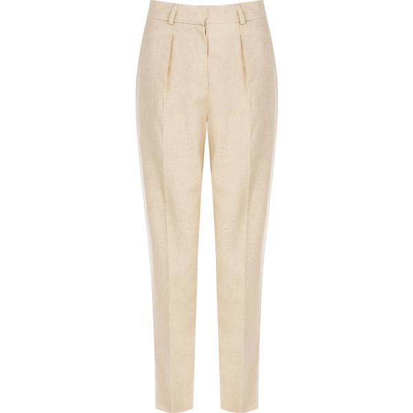 pantaloni Rinascimento marrone tinta unita