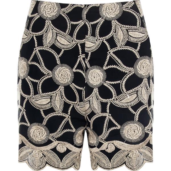 shorts Rinascimento bianco a fiori