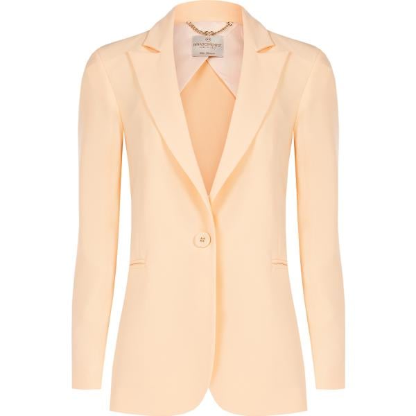 blazer Rinascimento rosa tinta unita