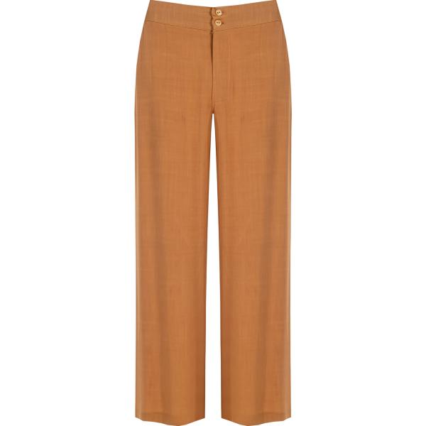 pantaloni a palazzo Rinascimento marrone