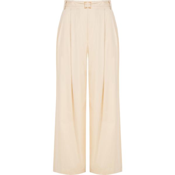pantaloni Rinascimento marrone tinta unita