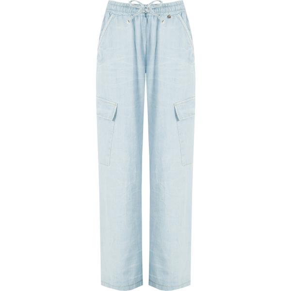 pantaloni cargo Rinascimento grigio tinta unita