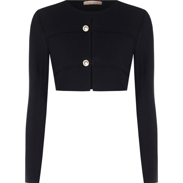 blazer Rinascimento nero tinta unita