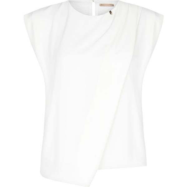 bluse Rinascimento bianco tinta unita