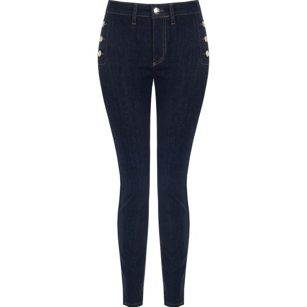jeans skinny Rinascimento blu tinta unita