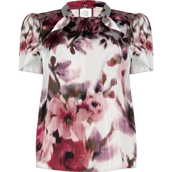 bluse Rinascimento multicolore con stampe