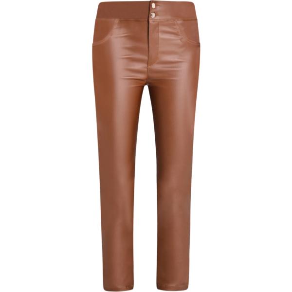 pantaloni Rinascimento marrone tinta unita