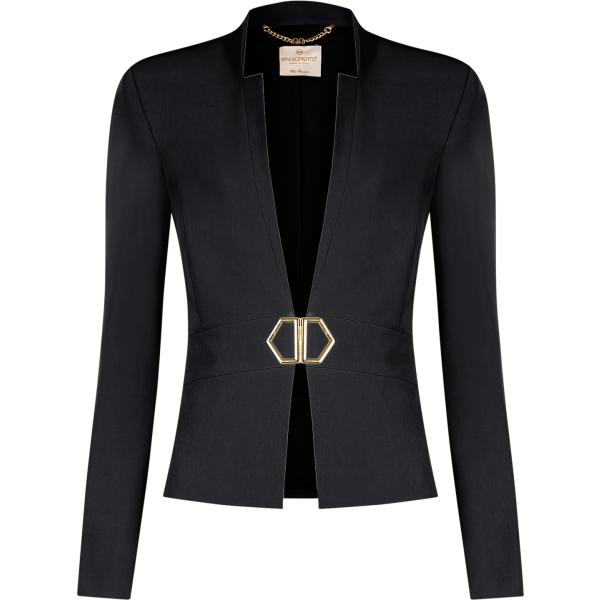 blazer Rinascimento nero geometrica