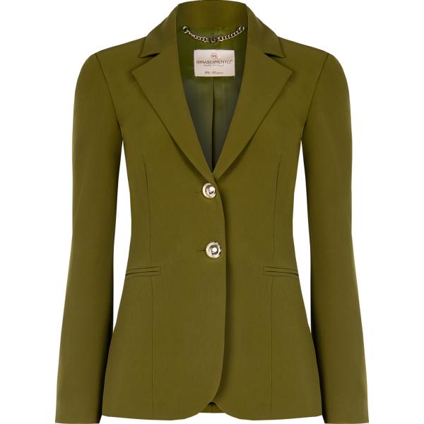 blazer Rinascimento marrone tinta unita