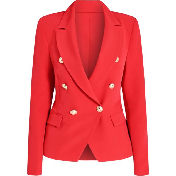 blazer Rinascimento rosso tinta unita