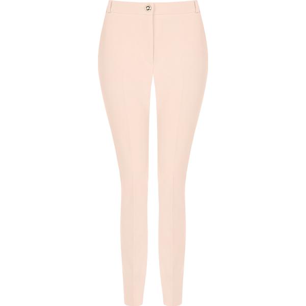 pantaloni skinny Rinascimento bianco tinta unita