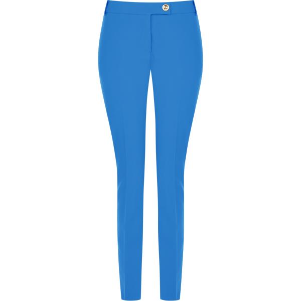 pantaloni Rinascimento blu tinta unita