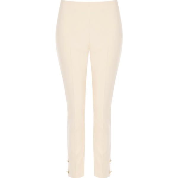 pantaloni Rinascimento bianco tinta unita