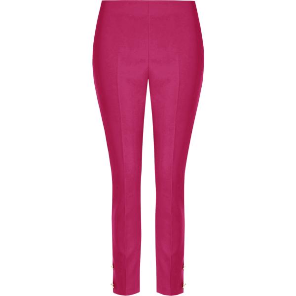 pantaloni Rinascimento rosa tinta unita