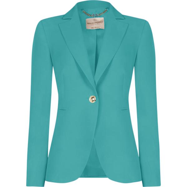 blazer Rinascimento blu tinta unita