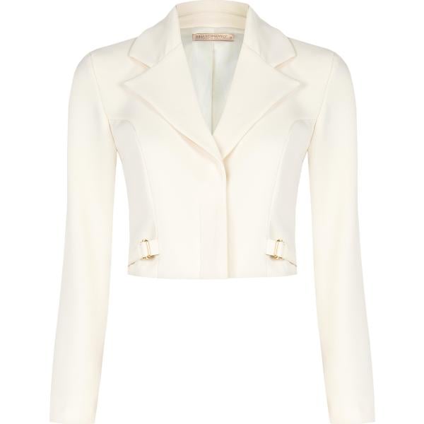 blazer Rinascimento bianco tinta unita