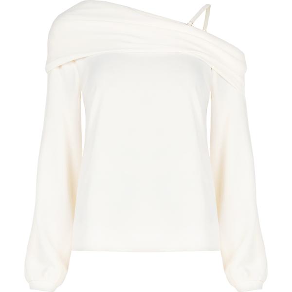 bluse Rinascimento bianco tinta unita