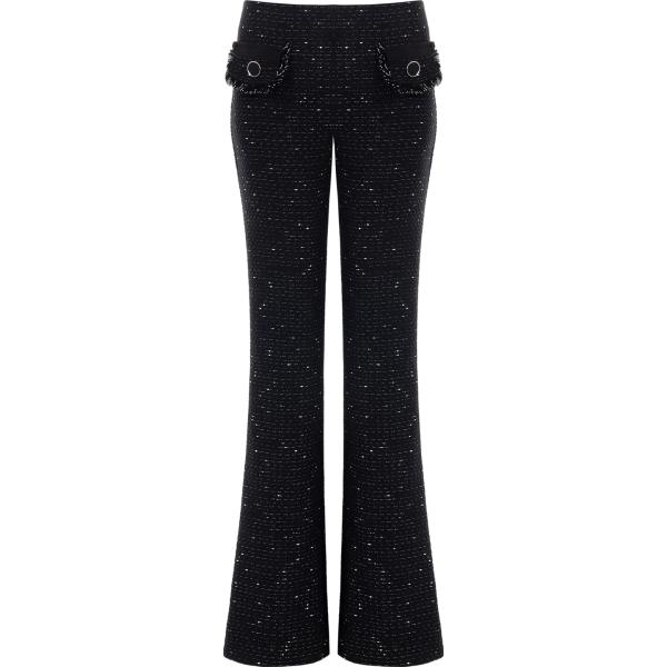 pantaloni a palazzo Rinascimento nero