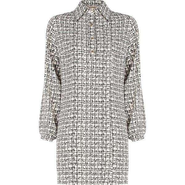 vestiti midi/longuette Rinascimento bianco con stampe
