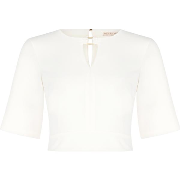 bluse Rinascimento bianco tinta unita