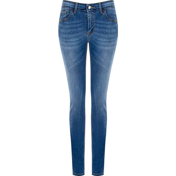 jeans skinny Rinascimento blu tinta unita