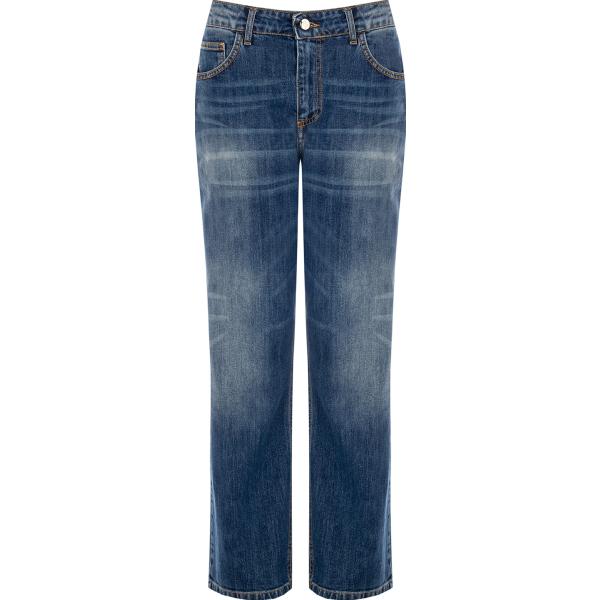 jeans Rinascimento blu tinta unita