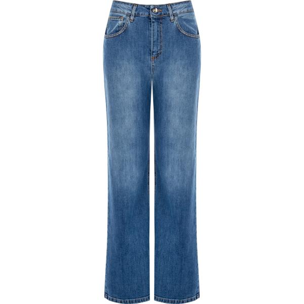 jeans Rinascimento blu tinta unita