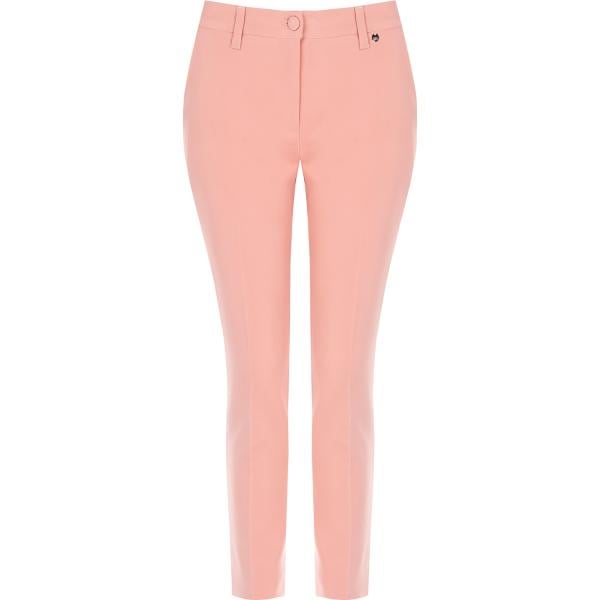 pantaloni skinny Rinascimento rosa tinta unita