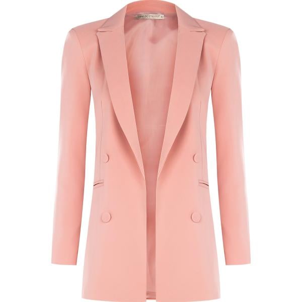 blazer Rinascimento rosa tinta unita