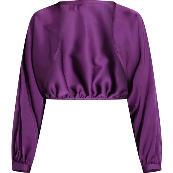 bolero Rinascimento viola tinta unita