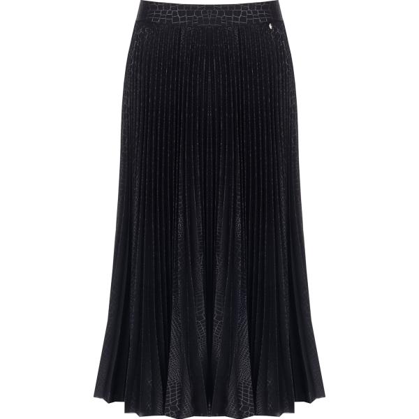 gonne longuette Rinascimento nero con stampe